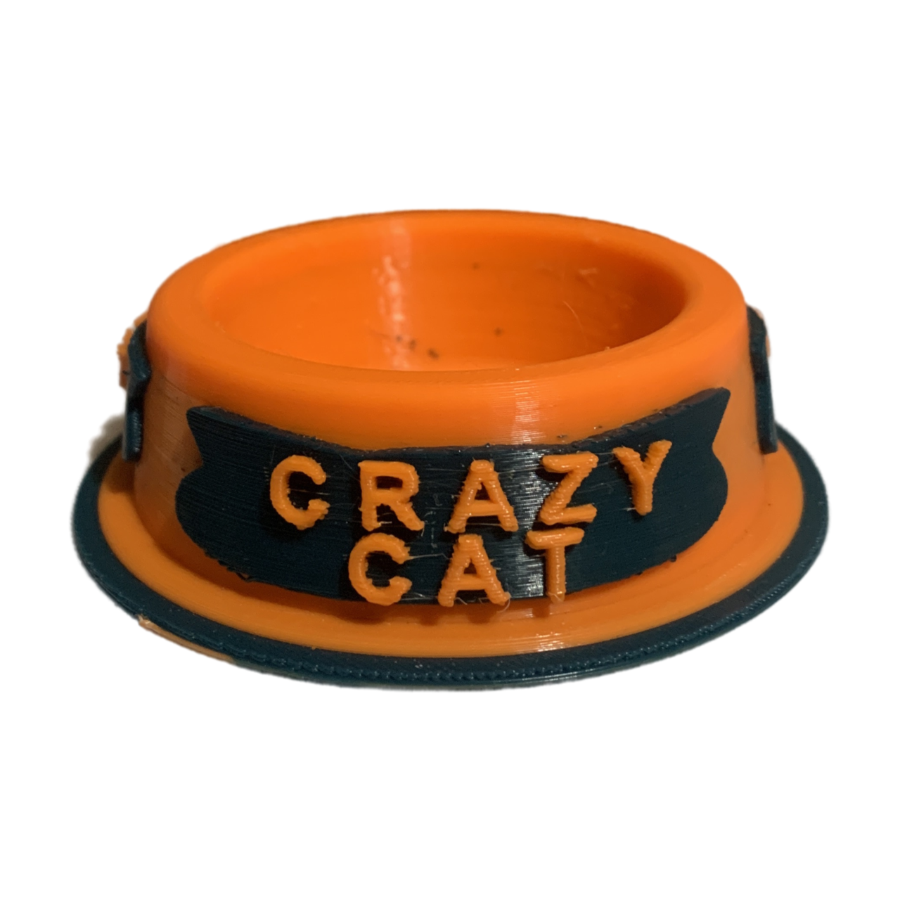 CRAZY CAT FACE BOWL (GLOW IN THE DARK OPTIONAL)