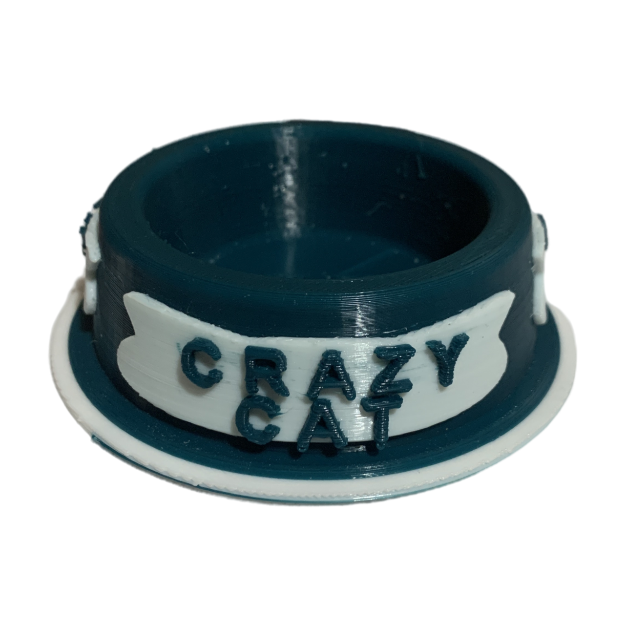 CRAZY CAT FACE BOWL (GLOW IN THE DARK OPTIONAL)